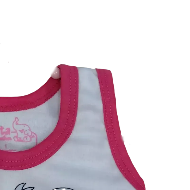 رکابی نوزادی دخترانه طرح خرسی
